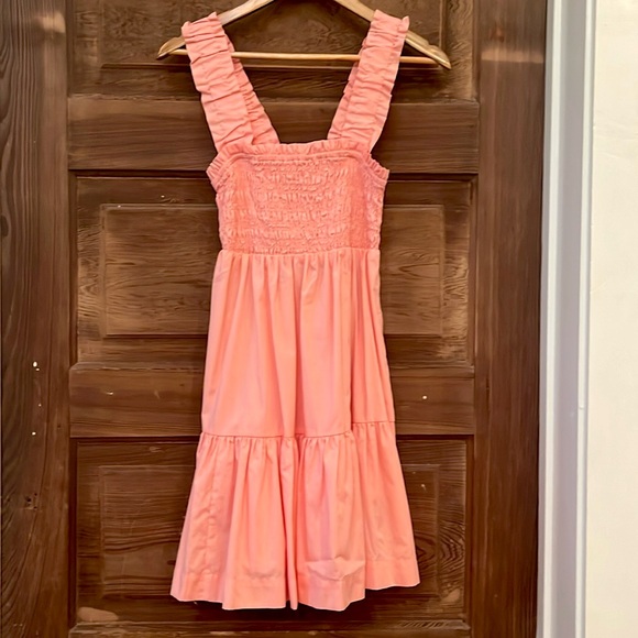 Pink smocked Abercrombie and Fitch dress - Picture 1 of 3